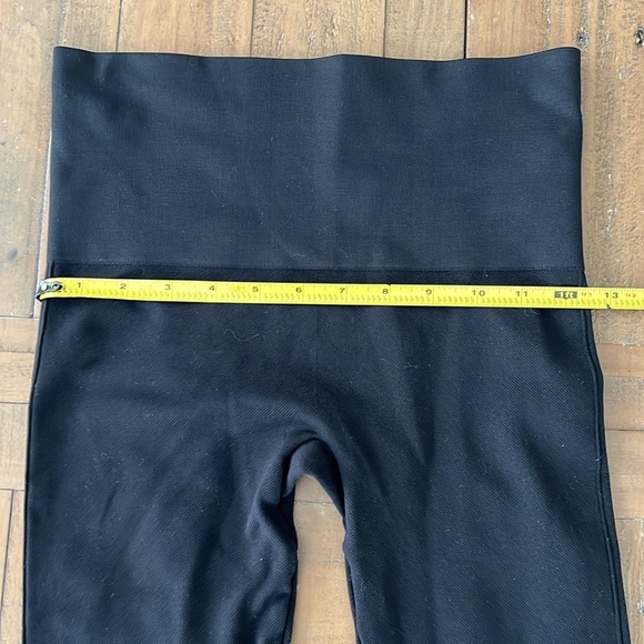 Spanx black textured racing stripe ankle leggings - Picture 5 of 7